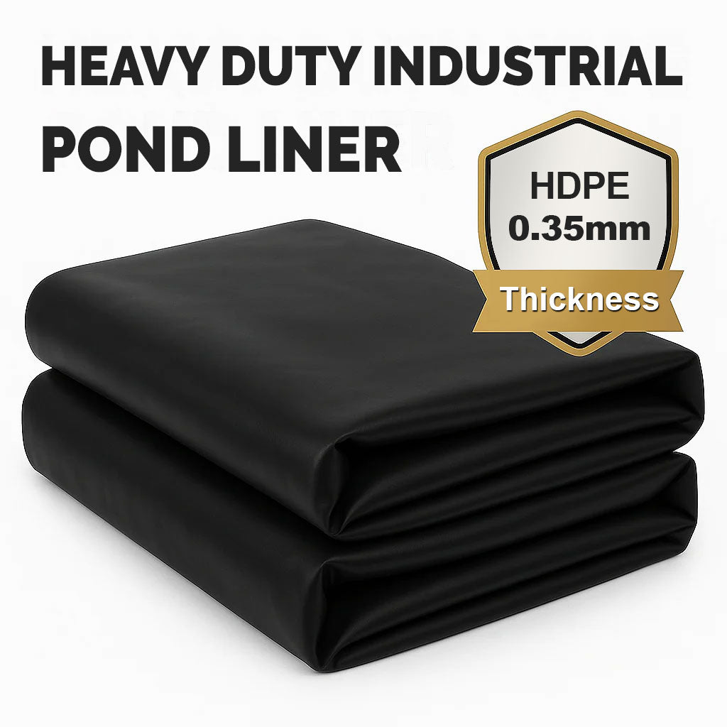 Heavy Duty HDPE Pond Liner – UV-Resistant | 40-Year Guarantee + Free Underlay | Durable Fish & Wildlife Pond Liner