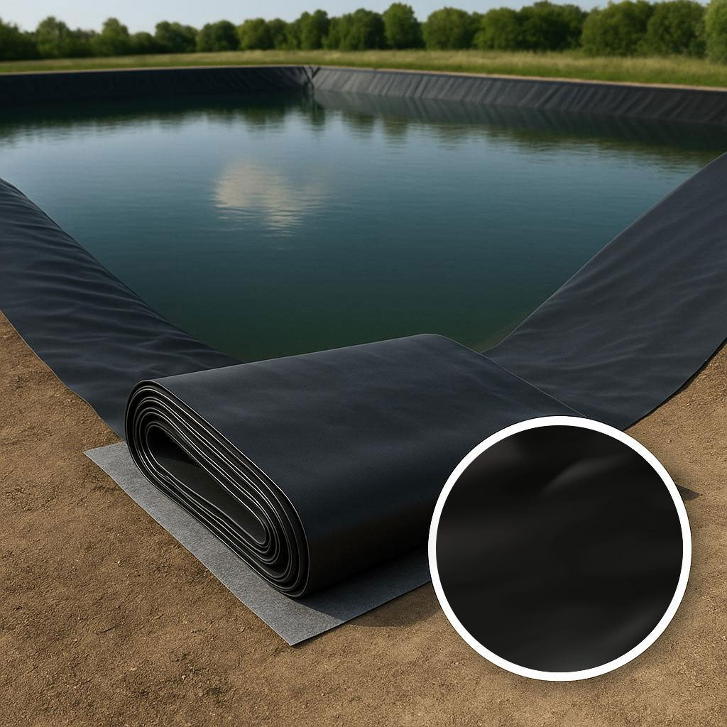 Heavy Duty Fish-Safe HDPE Pond Liner – UV-Resistant & Backed by a 40-Year Guarantee