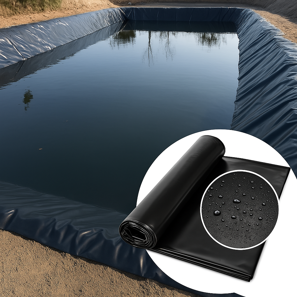Heavy Duty HDPE Pond Liner – UV-Resistant | 40-Year Guarantee + Free Underlay | Durable Fish & Wildlife Pond Liner