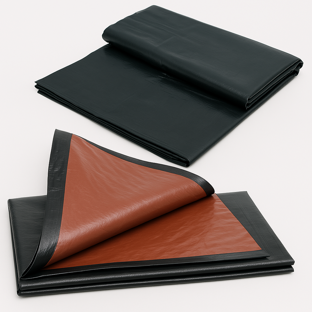 Industrial Heavy Duty Polyex Pond Liner – Reversible Black/Brown Finish | FREE Underlay & Lifetime Guarantee | Durable, Flexible, Fish Safe