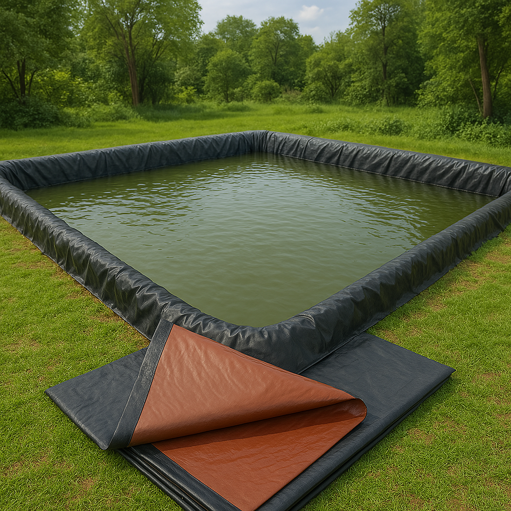 Industrial Heavy Duty Polyex Pond Liner – Reversible Black/Brown Finish | FREE Underlay & Lifetime Guarantee | Durable, Flexible, Fish Safe
