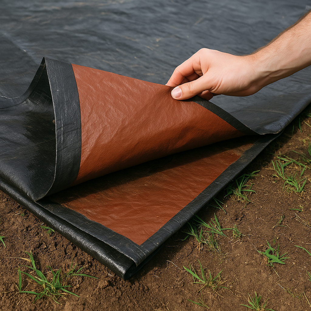 Industrial Heavy Duty Polyex Pond Liner – Reversible Black/Brown Finish | FREE Underlay & Lifetime Guarantee | Durable, Flexible, Fish Safe