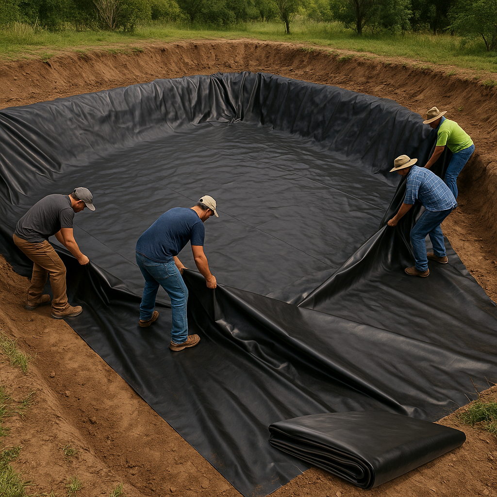 Professional EPDM Rubber Pond Liner 0.75mm + FREE Underlay – Long-Lasting, Flexible & Fish-Safe