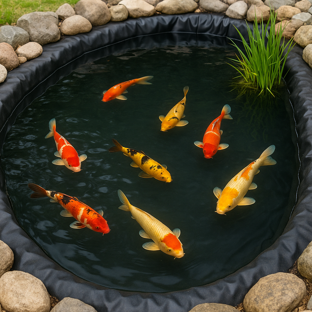 Professional EPDM Rubber Pond Liner 0.75mm + FREE Underlay – Long-Lasting, Flexible & Fish-Safe