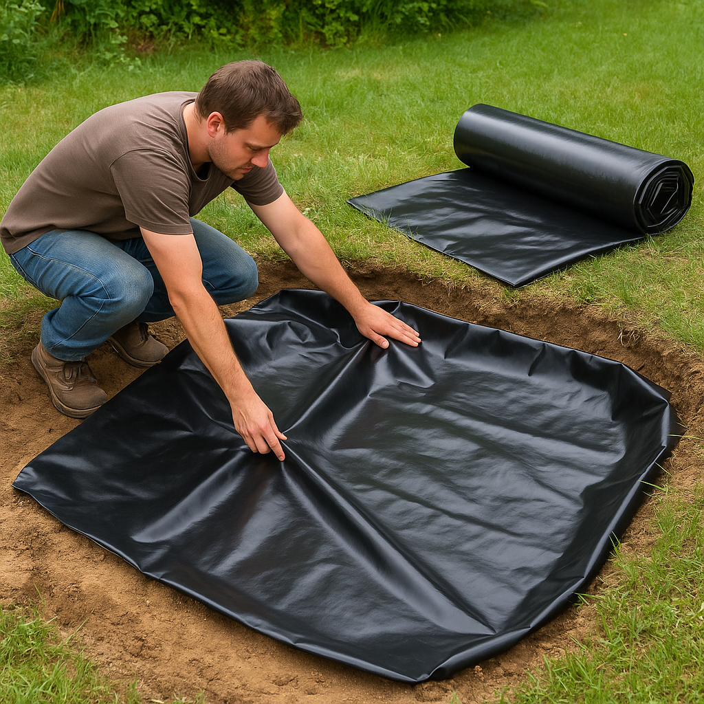 High-Performance LDPE Pond Liner – 40-Year Durability, Easy Install + FREE Underlay Perfect for Garden & Koi Ponds