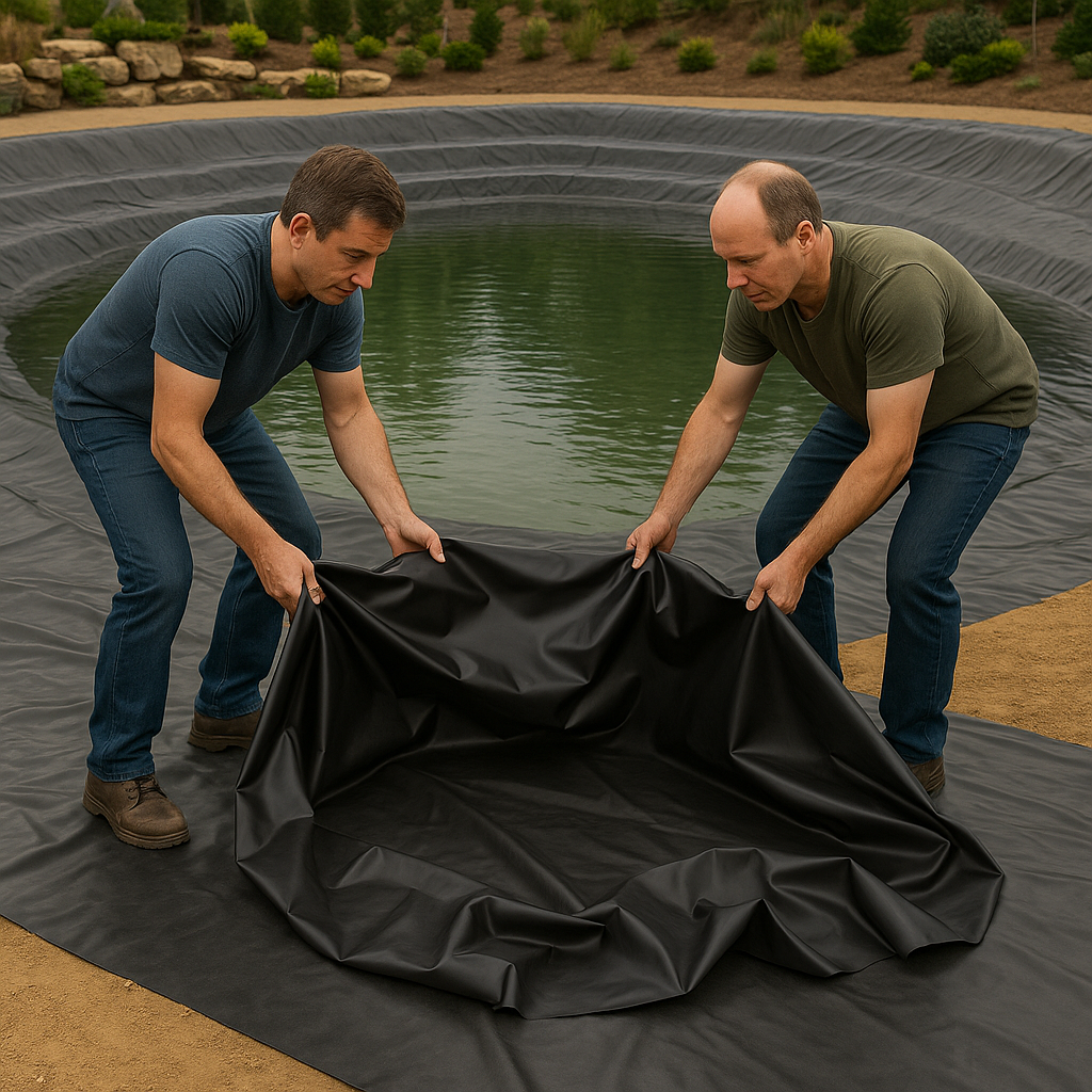 Premium Butyl Rubber Pond Liner 0.75mm Heavy-Duty, Eco-Friendly & Long-Lasting Waterproof Lining for Garden, Koi & Wildlife Ponds