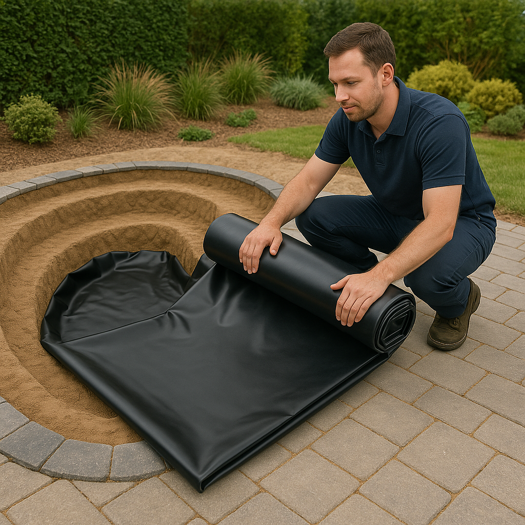 High-Performance LDPE Pond Liner – 40-Year Durability, Easy Install + FREE Underlay Perfect for Garden & Koi Ponds