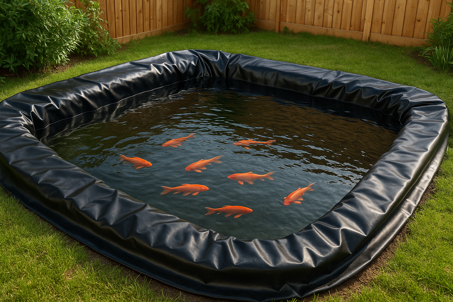 High-Performance PVC Pond Liner 0.3mm Leakproof, Flexible & Long-Lasting - 15 Year Guarantee