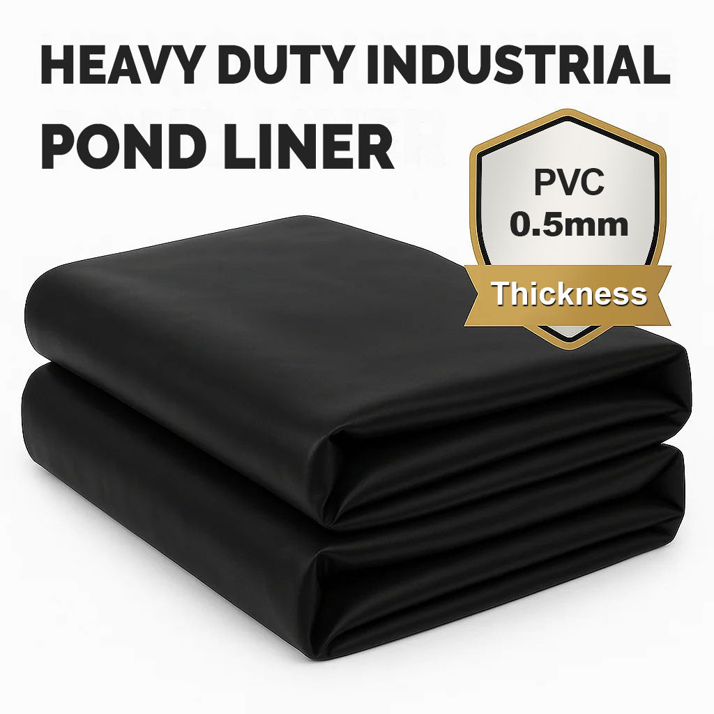Professional-Grade PVC Pond Liner 0.5mm – Tear-Resistant, 30-Year Guaranteed with Free Underlay
