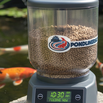 Large Feeder 4.5L - in use at pond