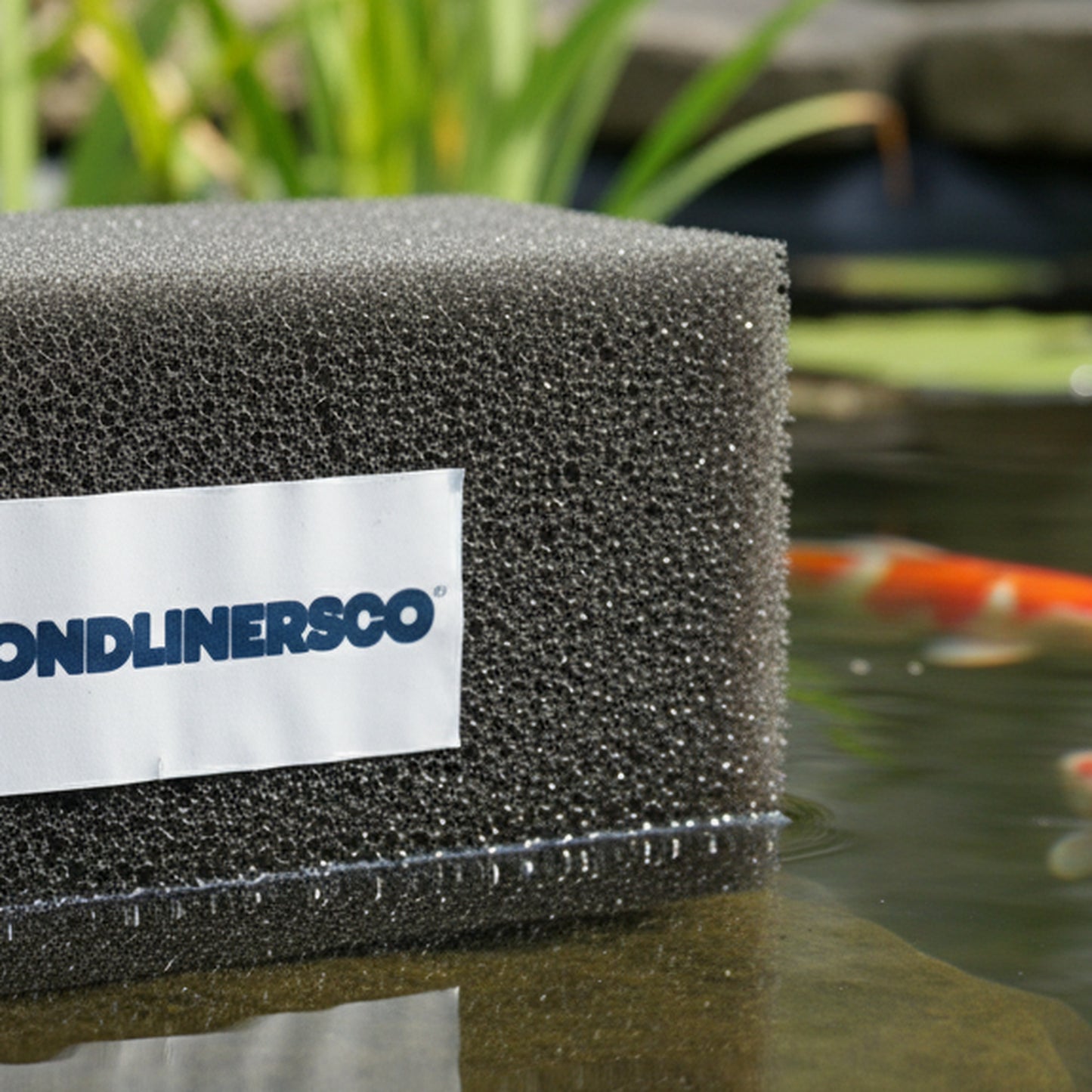 Filter Sponge - lifestyle koi pond