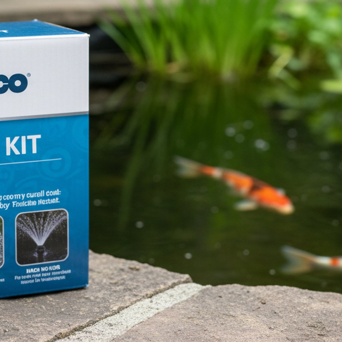 Fountain Nozzle Kit - lifestyle koi pond