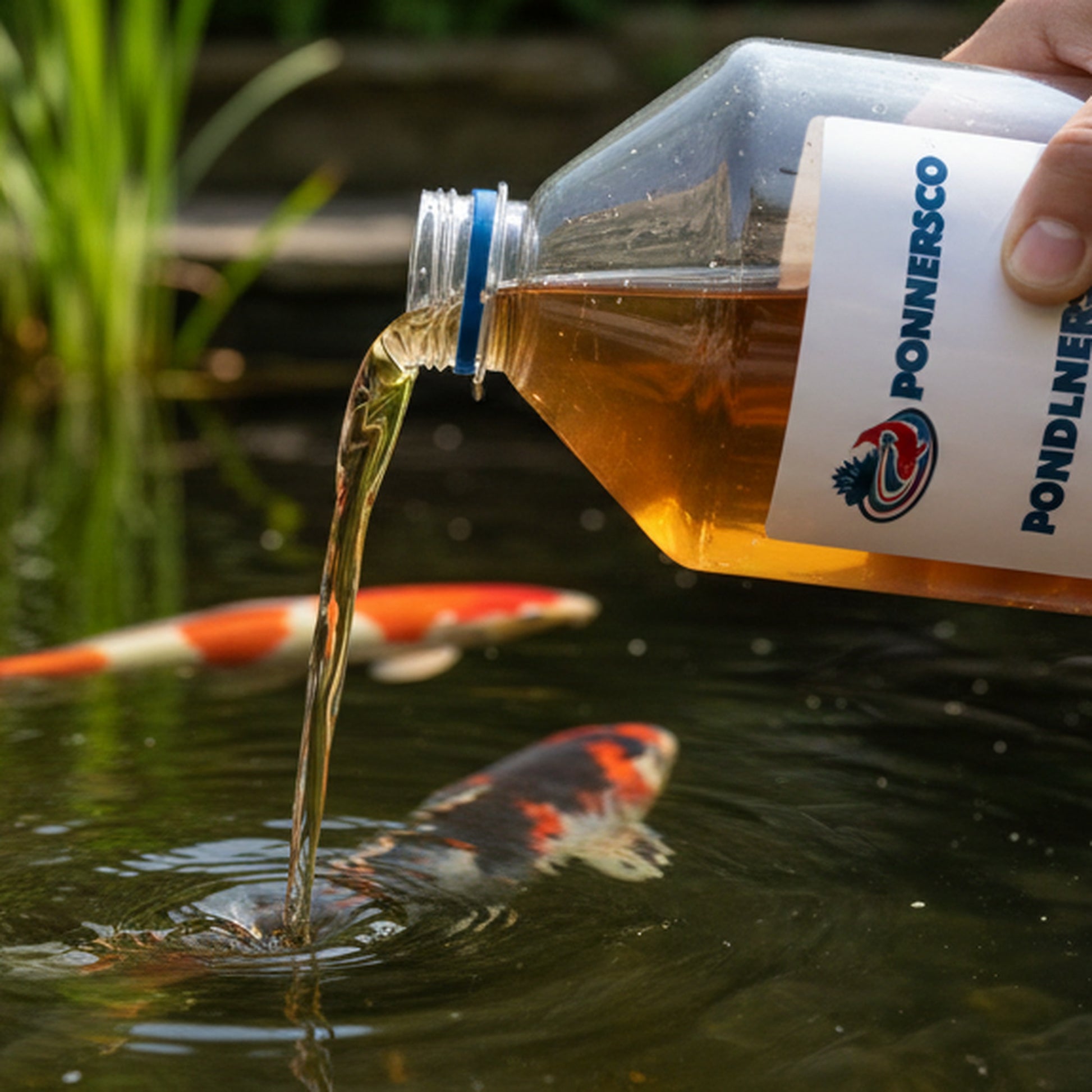 Pond Fish Treatment - in use at pond