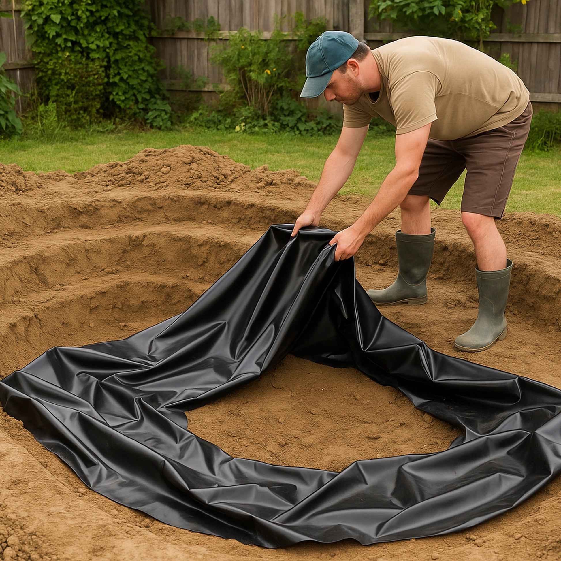 LDPE Pond Liner 0.35mm | Flexible & Tear-Resistant | 25 Year Guarantee | Free UK Delivery | Pond Liner UK | PondLinersco.co.uk
