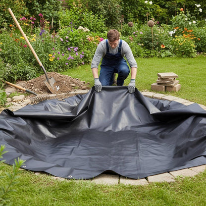 HDPE Pond Liner 0.35mm | 25 Year Guarantee | Fish Safe | Free UK Delivery | Pond Liner UK | PondLinersco.co.uk