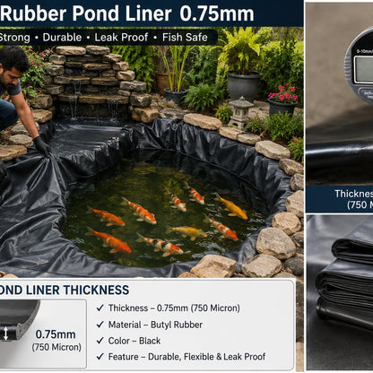 Butyl Rubber Pond Liner UK | 20 Year Guarantee | Premium Grade