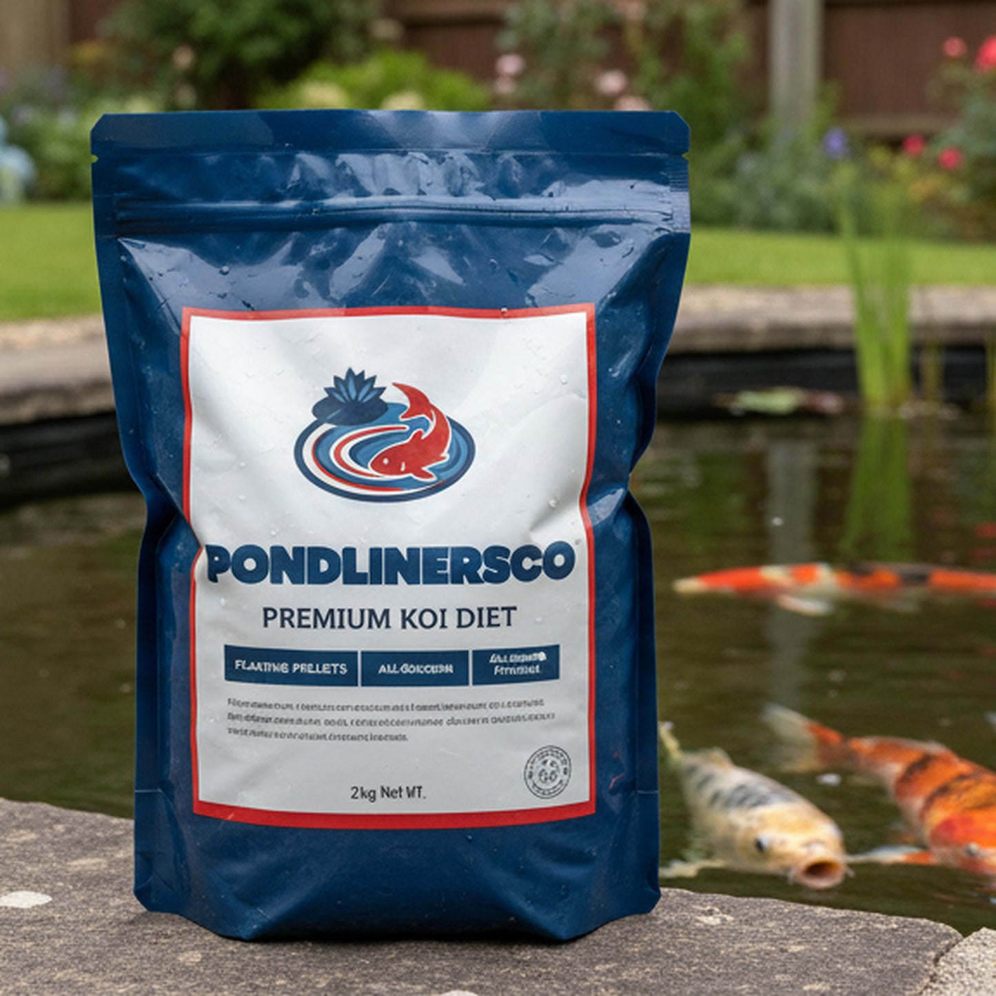 Winter Koi Food - lifestyle koi pond