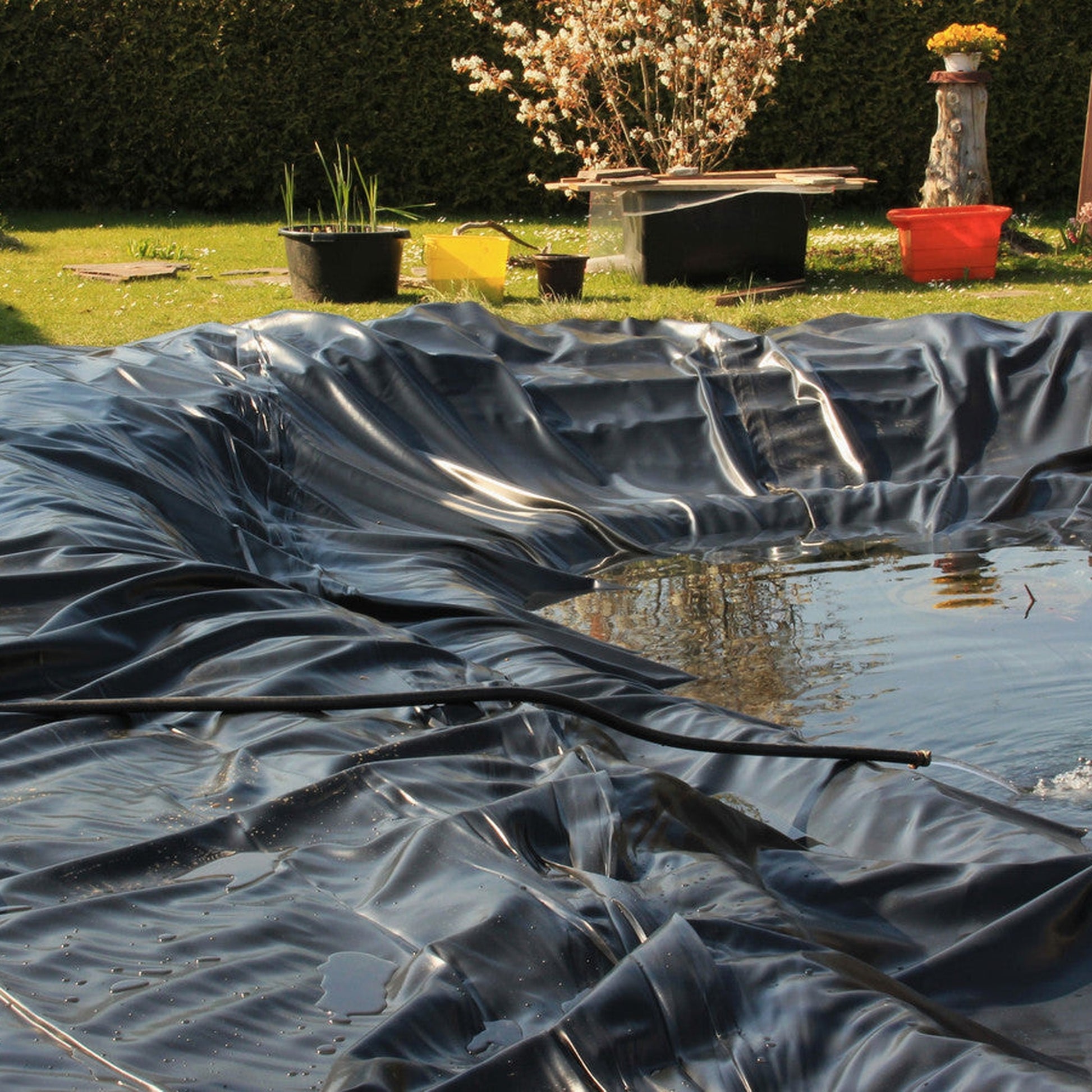 HDPE Pond Liner 0.35mm | 25 Year Guarantee | Fish Safe | Free UK Delivery | Pond Liner UK | PondLinersco.co.uk