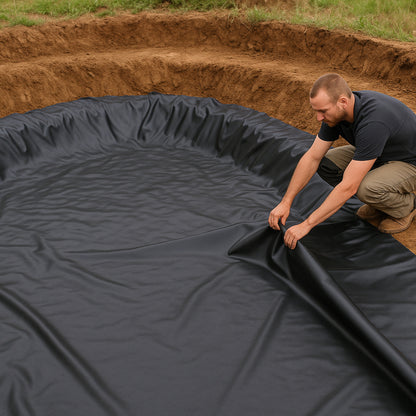 PVC Pond Liner 0.5mm Heavy Duty | 30 Year Guarantee | FREE Underlay | Free UK Delivery | Pond Liner UK | PondLinersco.co.uk