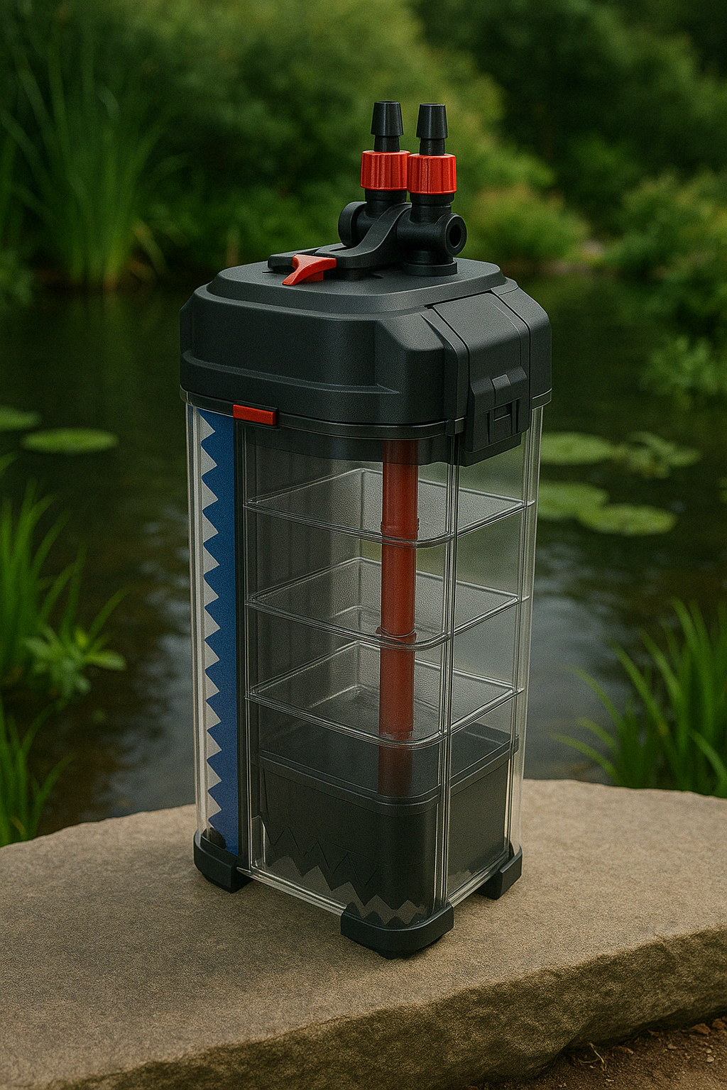 External Filter 1450LPH Premium Aquarium Filtration For Tanks Up to 500L Ultra-Quiet & Easy Clean