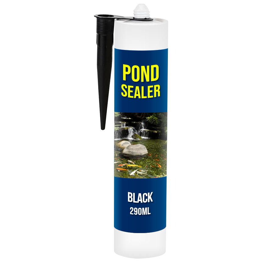 Pond Sealer Black 290ml Instant Waterproof Repair for Pond Liners & Aquariums