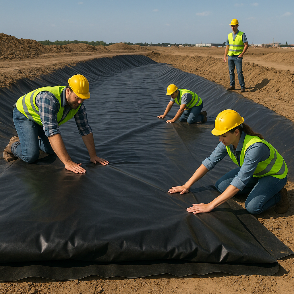 Professional EPDM Rubber Pond Liner 0.75mm + FREE Underlay – Long-Lasting, Flexible & Fish-Safe