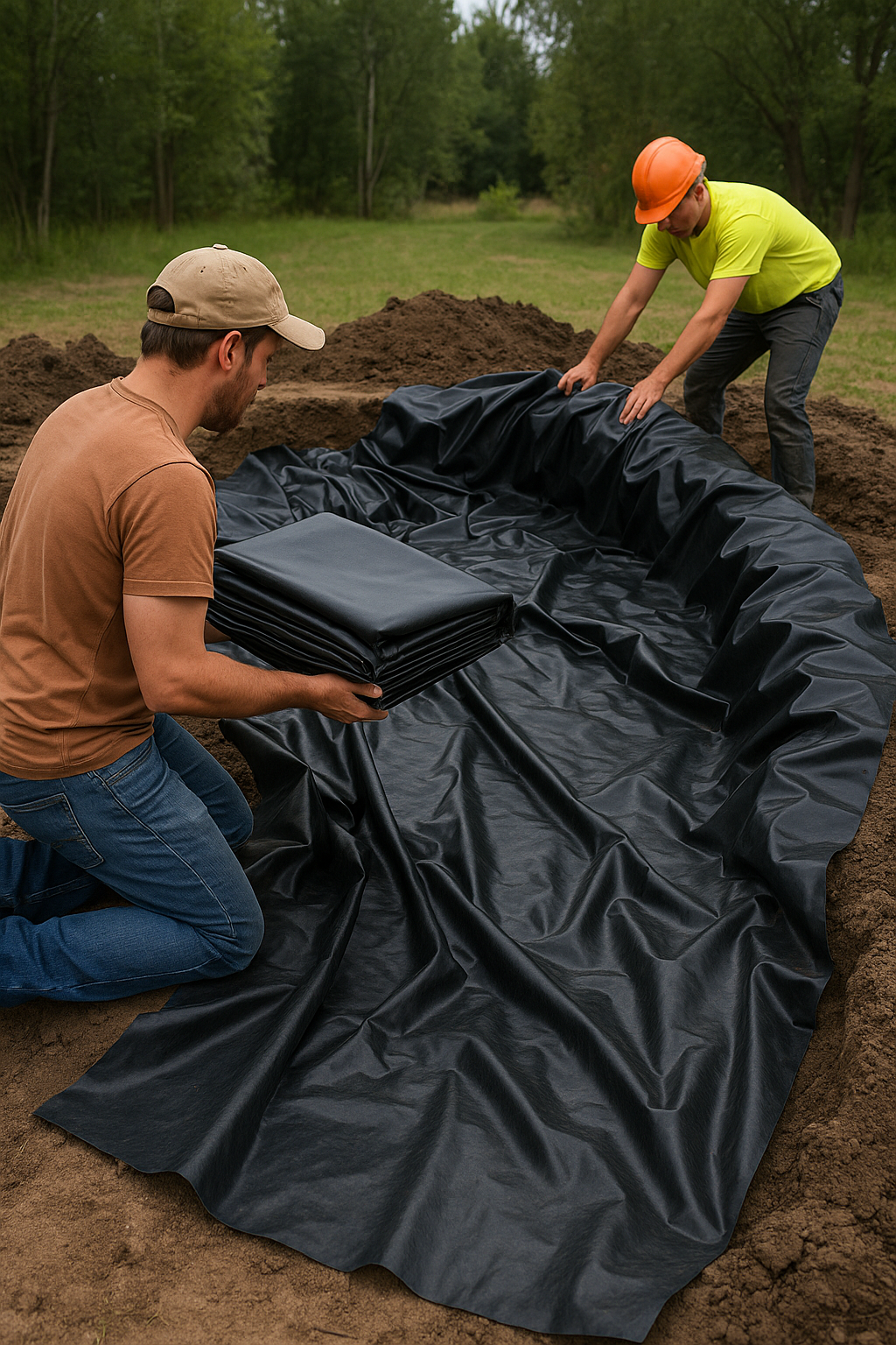 High-Performance PVC Pond Liner 0.3mm Leakproof, Flexible & Long-Lasting - 15 Year Guarantee