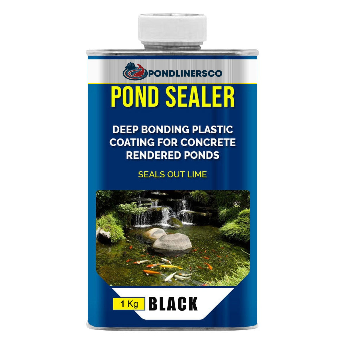 PondLinersco Black Pond Sealer 1kg tin